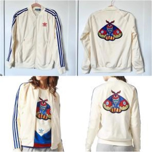 Adidas Originals Embellished Embroidered Superstar Track Jacket - Picture 3 of 4